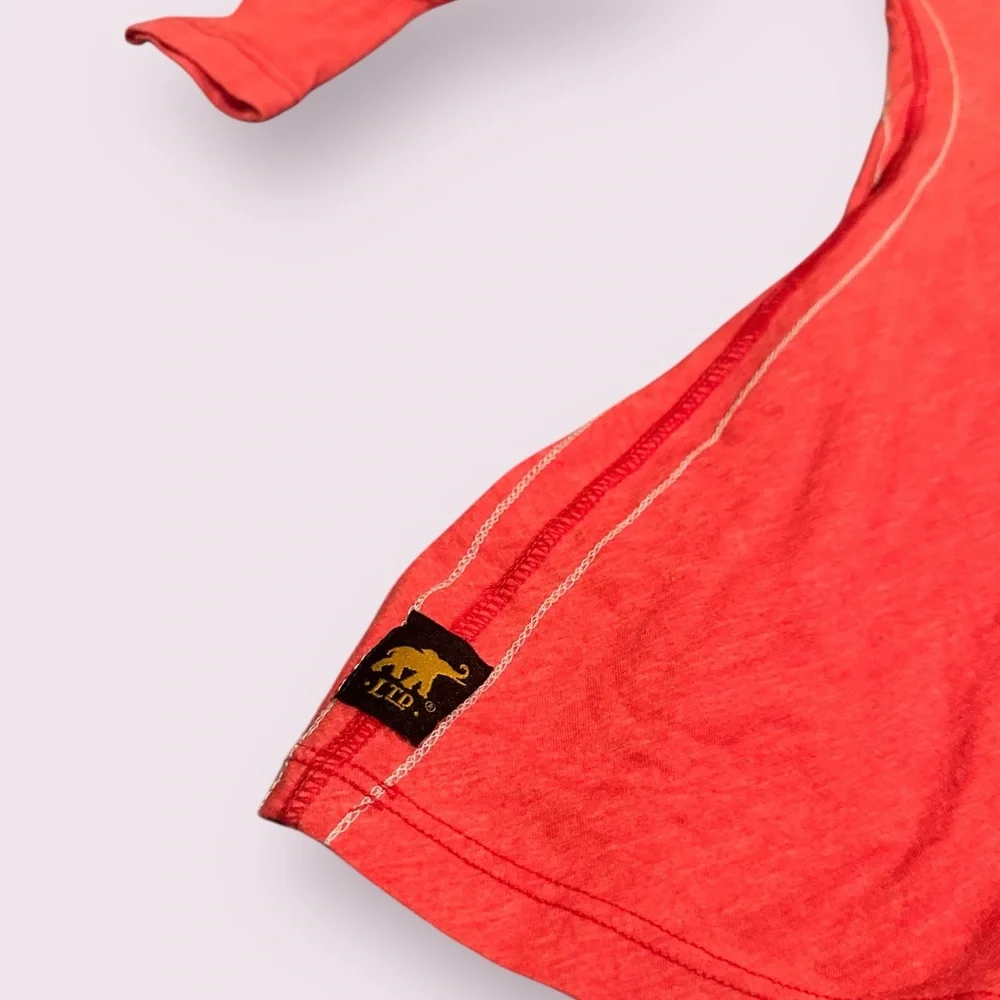 Girls Trunk Ltd Vibrant Red The Beatles John Lennon Long Sleeve Dress Size 5